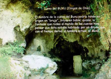 Cueva rupestre de El Buxu (Cardes-Cangas de On&iacute;s-Asturias)
