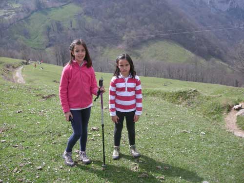 Final de la senda Las Xanas en Pedroveya (Quir&oacute;s-Asturias)