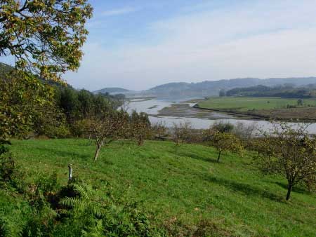 R&iacute;a de Villaviciosa (Asturias) panor&aacute;mica