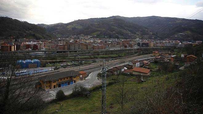 Vista de Mieres desde Seana