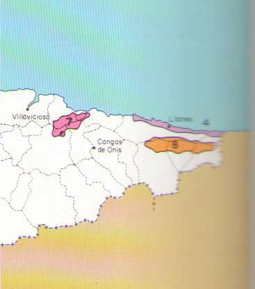 Situaci&oacute;n de los Paisajes Protegidos de Asturias Oriental.