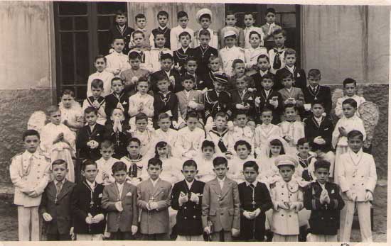 Mieres Colegio Santiago Apóstol 17 mayo 1.953