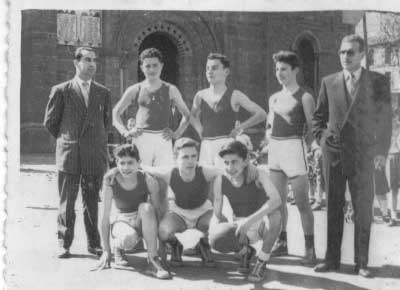 Mieres, equipo balonvolea año 1.954