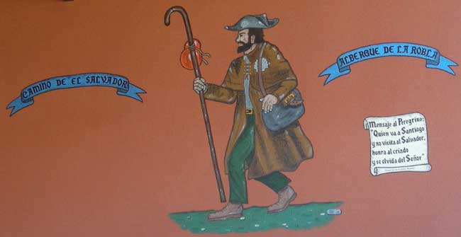 Ruta de San Salvador. Slogan La Robla