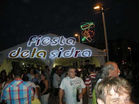 Fiesta de la sidra en Gij&oacute;n.